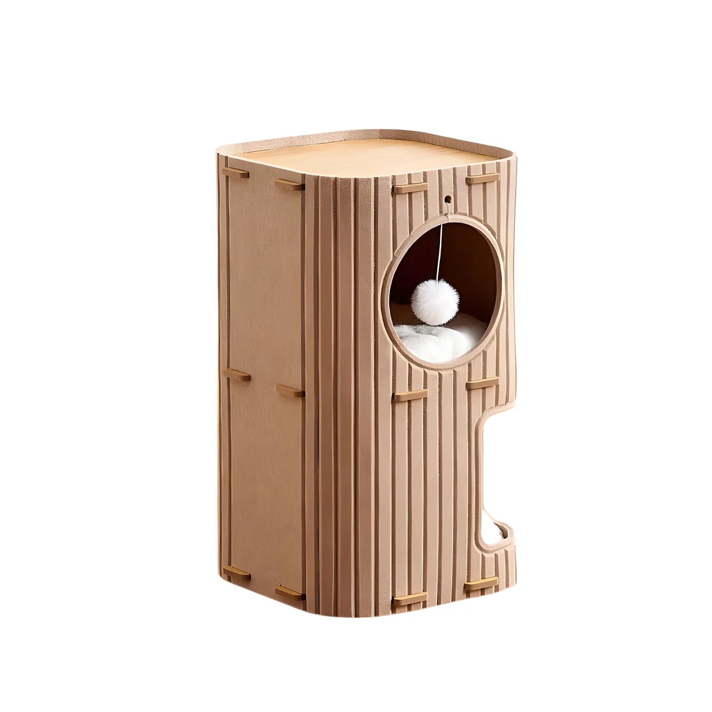 Multi-Level Cat Climbing Tree – Enclosed Cat Bed & Scratch-Resistant Tower