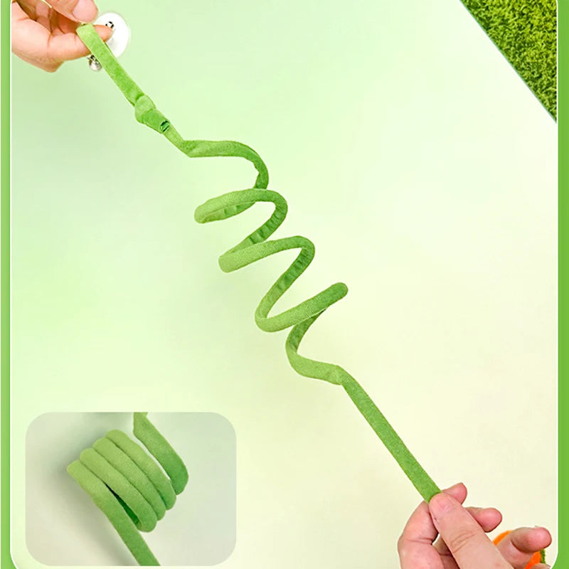 Hanging Catnip Ball with Bell – Retractable Interactive Toy for Cats & Kittens