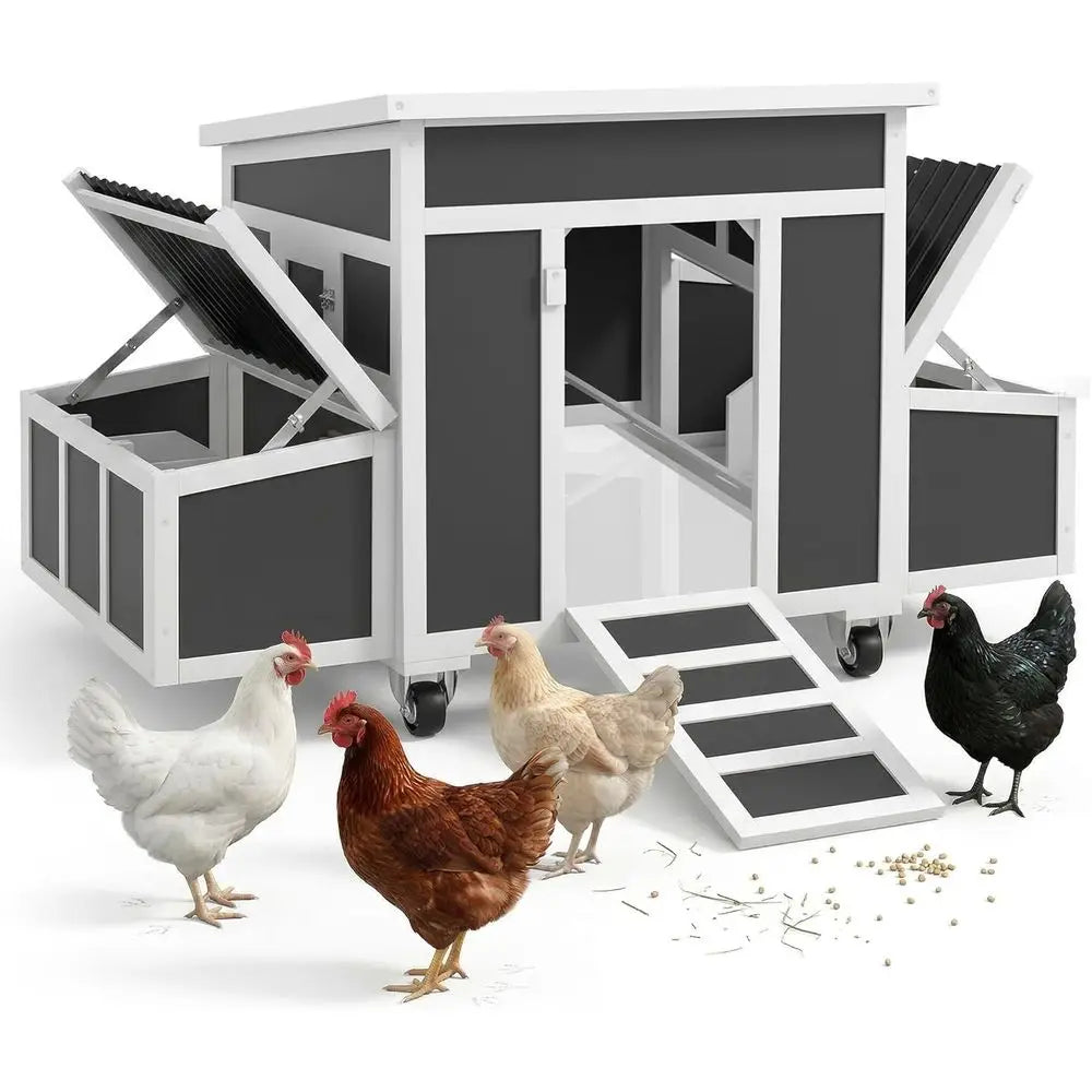 Outdoor Poultry Cage – Spacious Chicken Coop for Chickens, Rabbits & Small Animals