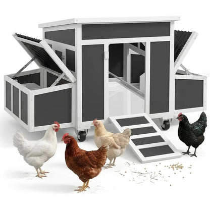 Outdoor Poultry Cage – Spacious Chicken Coop for Chickens, Rabbits & Small Animals