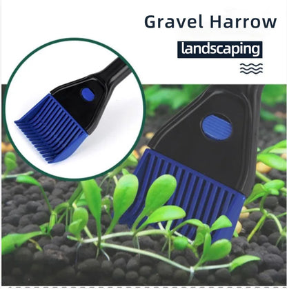 5-in-1 Aquarium Cleaning Accessories – Fish Tank Scraper & Glass Cleaning Brush