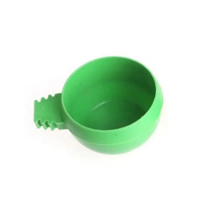 Stainless Steel Bird Bowls Parrot Feeding Bowl Cage Cup Hanging Bowl Clamp-on Water Drinker Pet Food Dish Parrot