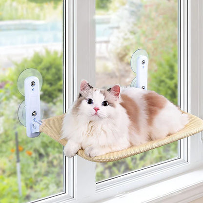 Suction Cup Cat Window Hammock – Washable Hanging Bed for Cats and Kittens
