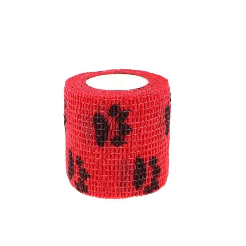 24 Rolls Elastic Bandage Self Adhesive Bandage Wrap Cohesive Tape Vet Wrap for Dog Cat Horse Pet Animals Ankle Sprains