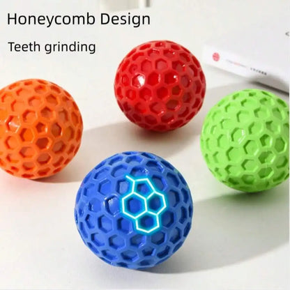 Heavy-Duty Squeaky Dog Toy Ball – Durable Chew Toy for Strong Chewers