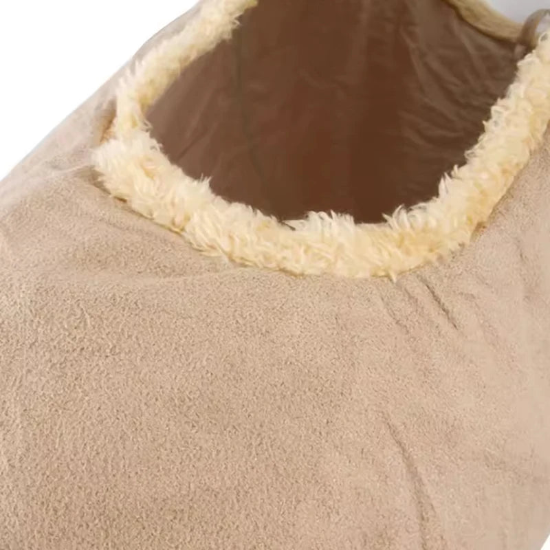 Pet Cat Plush Tunnel Foldable Suede Channel Toy for Self Entertainment and Relaxation Cat Toy Suitable for Cats to Play at Home