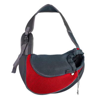 Crossbody Pet Carrier Bag – Portable Mesh Travel Tote for Cats & Dogs