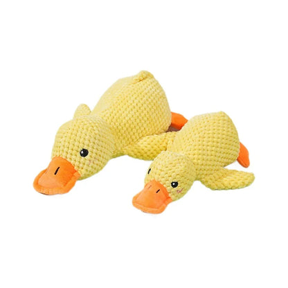 Squeaky Plush Duck Toy for Dogs – Teeth Grinding & Stress Relief Companion Toy