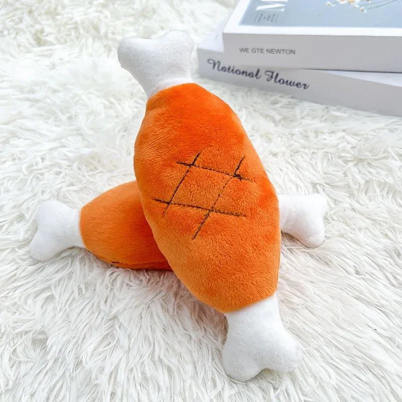 Squeaky Plush Duck Toy for Dogs – Teeth Grinding & Stress Relief Companion Toy