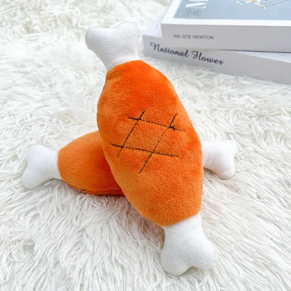 Squeaky Plush Duck Toy for Dogs – Teeth Grinding & Stress Relief Companion Toy