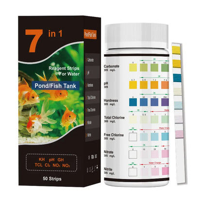 Aquarium Test Strips for Fish Tanks – pH & Ammonia Water Quality Tester