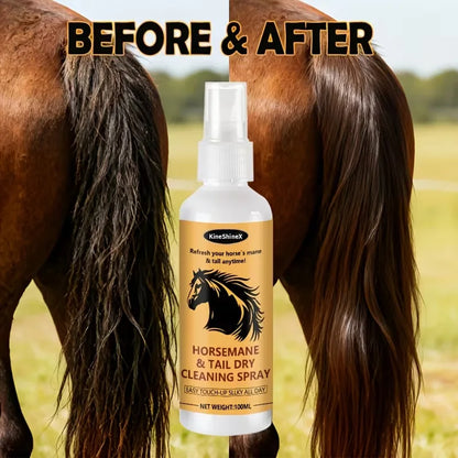 Horse Mane & Tail Detangler Spray – Leave-In Smoothing Conditioner for Horses