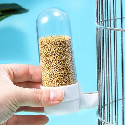 Acrylic Bird Food Container – No-Mess Feeder for Parrots & Small Birds