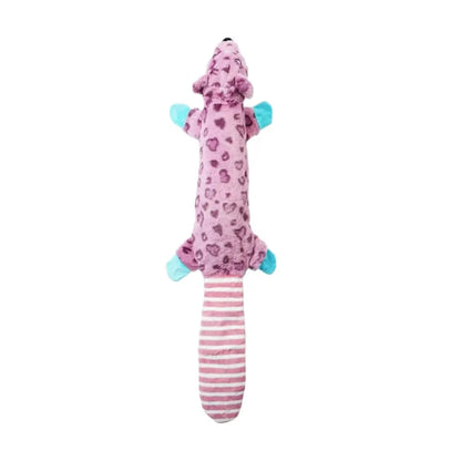 Stuff less Dog Toys with Squeakers – Plush Crinkle Toys for Puppies & Dogs