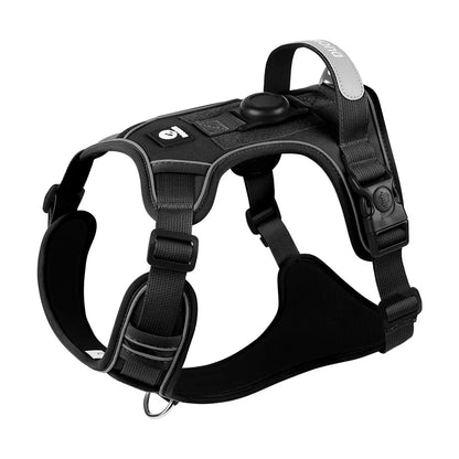 Heavy Duty No-Pull Dog Harness – Reflective Adjustable Vest for Medium & Large Dogs