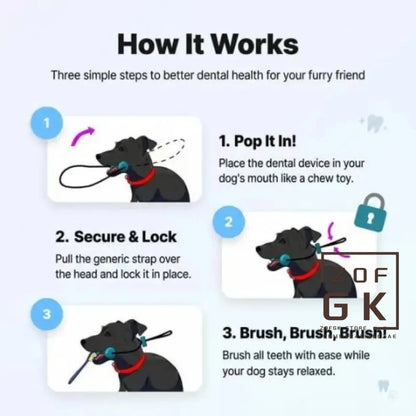 Dog Teeth Cleaning Toy – Interactive Rubber Chew Stick for Oral Care & Play