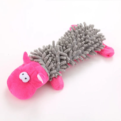 Animal-Shaped Dog Toy – Squeaky Plush Chew Toy for Puppies & Small Breeds