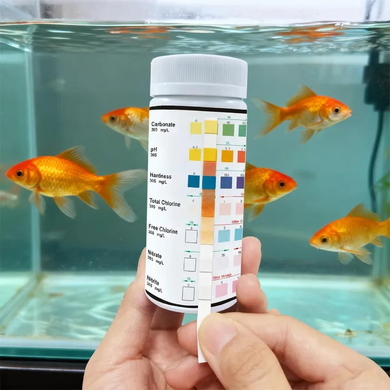 Aquarium Test Strips for Fish Tanks – pH & Ammonia Water Quality Tester