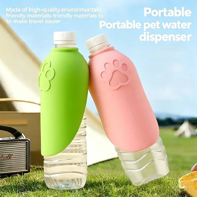 Portable Pet Hydration Bottle – Foldable Water Cup for Dogs and Cats on Walks