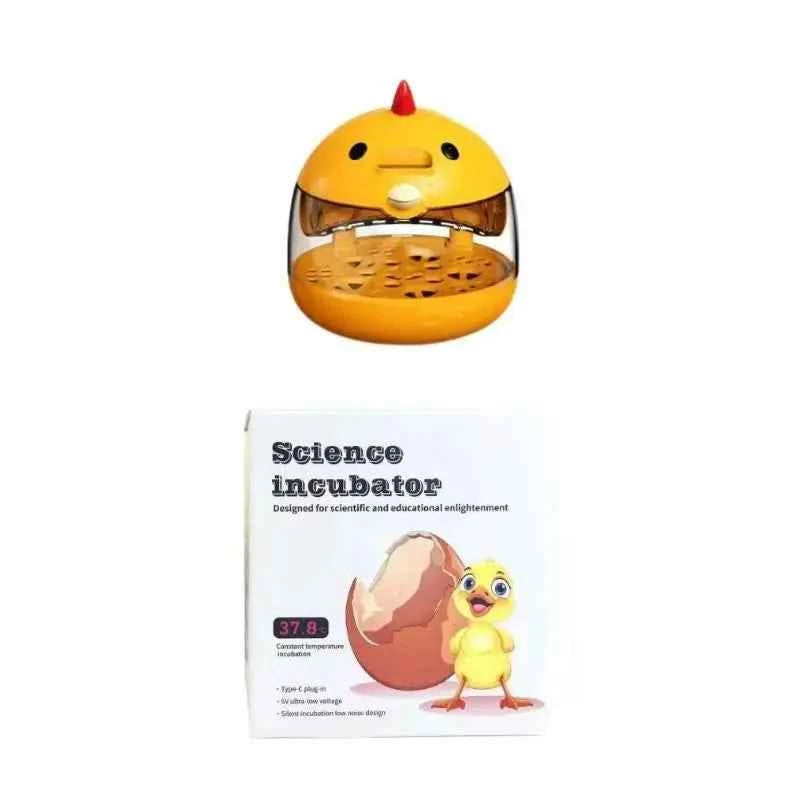 Mini Egg Incubator Light Transparent Window Automatic Temperature Humidity Control 5 Eggs Poultry Hatching Machine For Home C4Z4