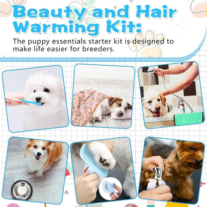 All-in-One Puppy Care Kit – 65PCS Small Dog Essentials & Accessories Set