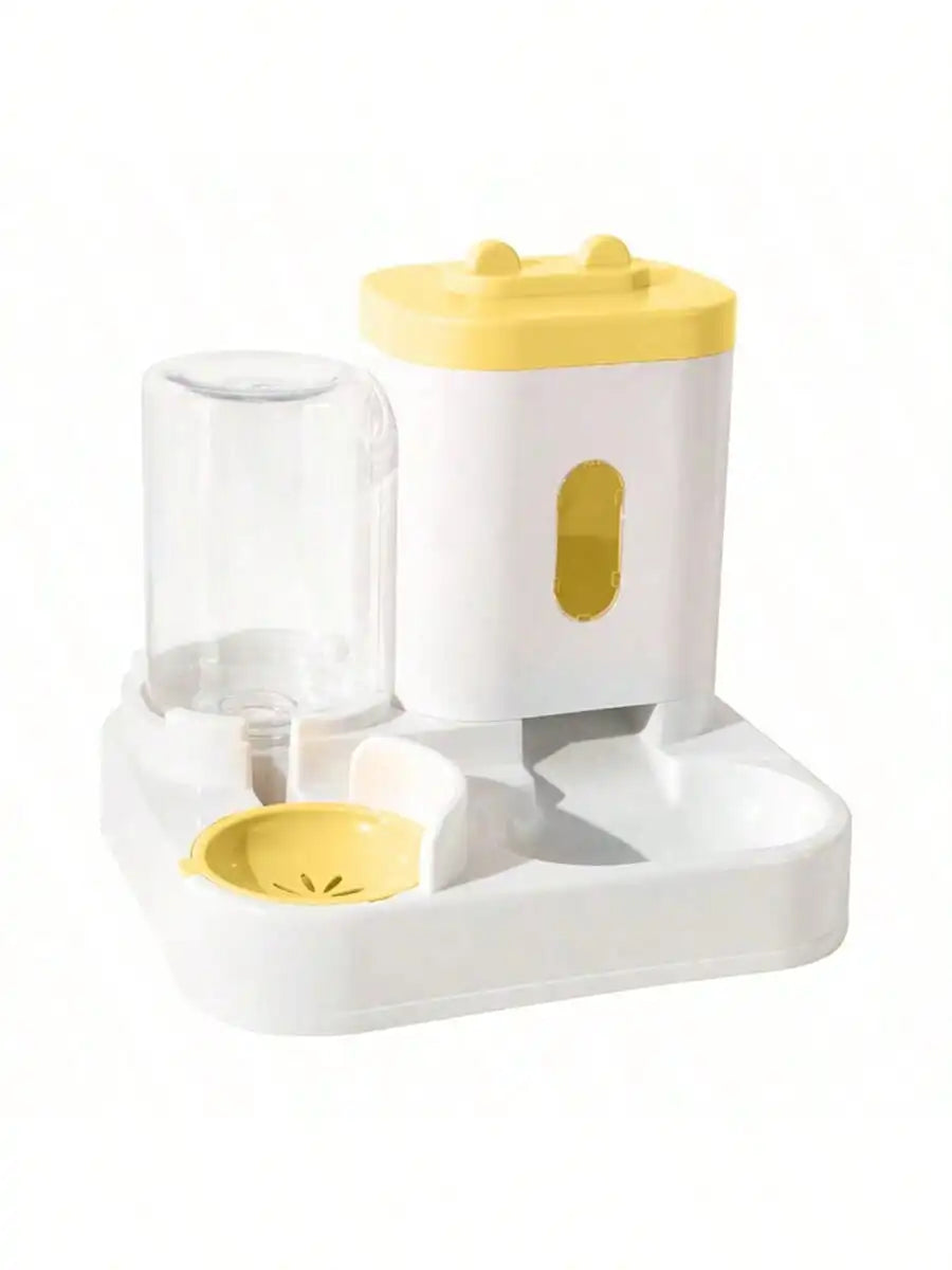 Spill-Proof Pet Feeder – Automatic Gravity Food & Water Station for Cats and Dogs