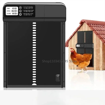 Electric Chicken Coop Door – Automatic Opening & Closing System for Poultry Farms