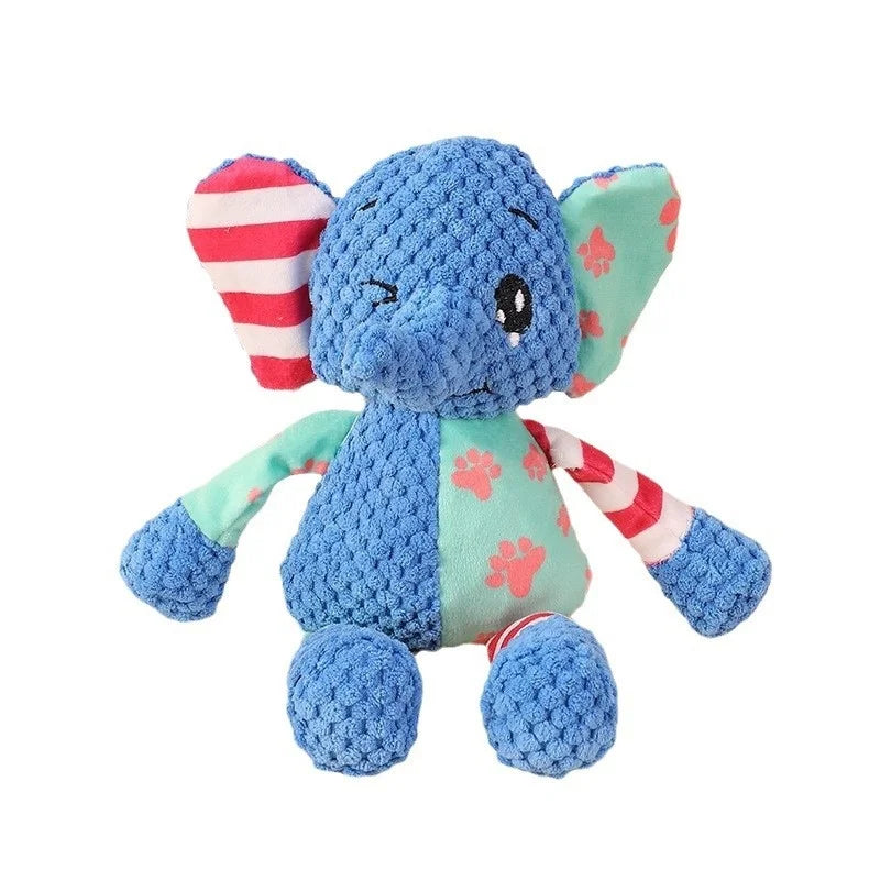 Animal-Shaped Dog Toy – Squeaky Plush Chew Toy for Puppies & Small Breeds