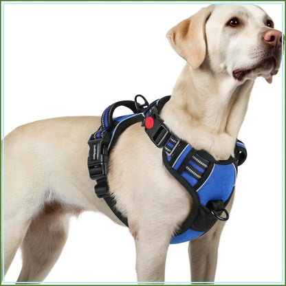 Heavy Duty Dog Harness – Comfortable No-Pull Training Vest for Large Breeds
