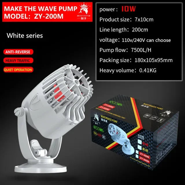Fish Tank Wavemaker Pump – Submersible Water Flow Pump with 110V/220V Compatibility