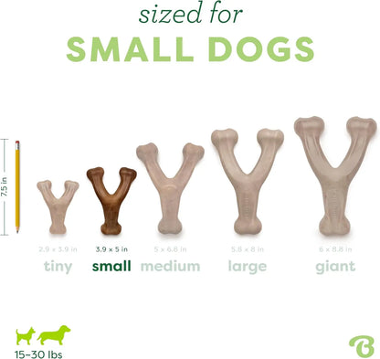 Durable Benebone Wishbone for Dogs – Real Bacon Flavor Chew Toy for Strong Chewers