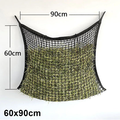 Hanging Hay Net – Large Capacity Slow Feed Bag for Horses and Farm Animals