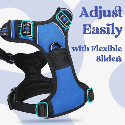 Heavy Duty Dog Harness – Comfortable No-Pull Training Vest for Large Breeds