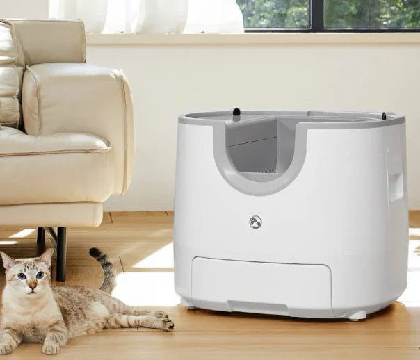 Smart Cat Toilet Tray – Furoomate 11L Automatic Self-Cleaning Litter Box