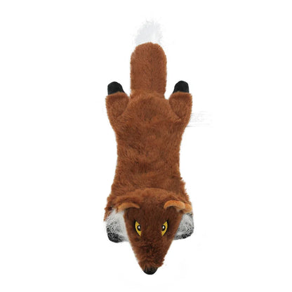 Crinkle Squeaky Dog Chew Toy – 45cm Stuffing-Free Plush Animal Toy