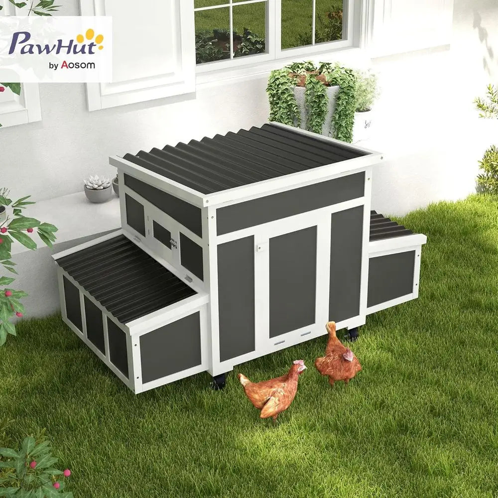Outdoor Poultry Cage – Spacious Chicken Coop for Chickens, Rabbits & Small Animals