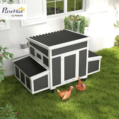 Outdoor Poultry Cage – Spacious Chicken Coop for Chickens, Rabbits & Small Animals