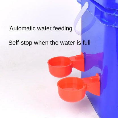 Drinking Water Feeder for Chicks Duck Goose Turkey Quail Automatic Chicken Water Cup Waterer Bowl Kit Farm Coop Poultry Waterer