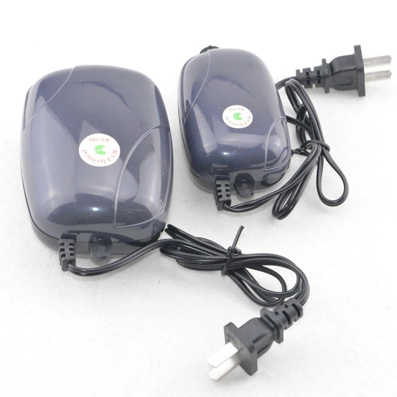 Aquarium Oxygen Air Pump Fish Tank Compressor Ultra Silent Oxygenator Bubble Aerator Portable Aquarium Accessories 220V 3W 5W