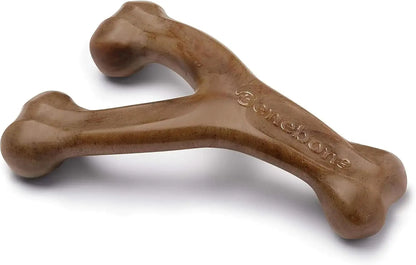 Durable Benebone Wishbone for Dogs – Real Bacon Flavor Chew Toy for Strong Chewers