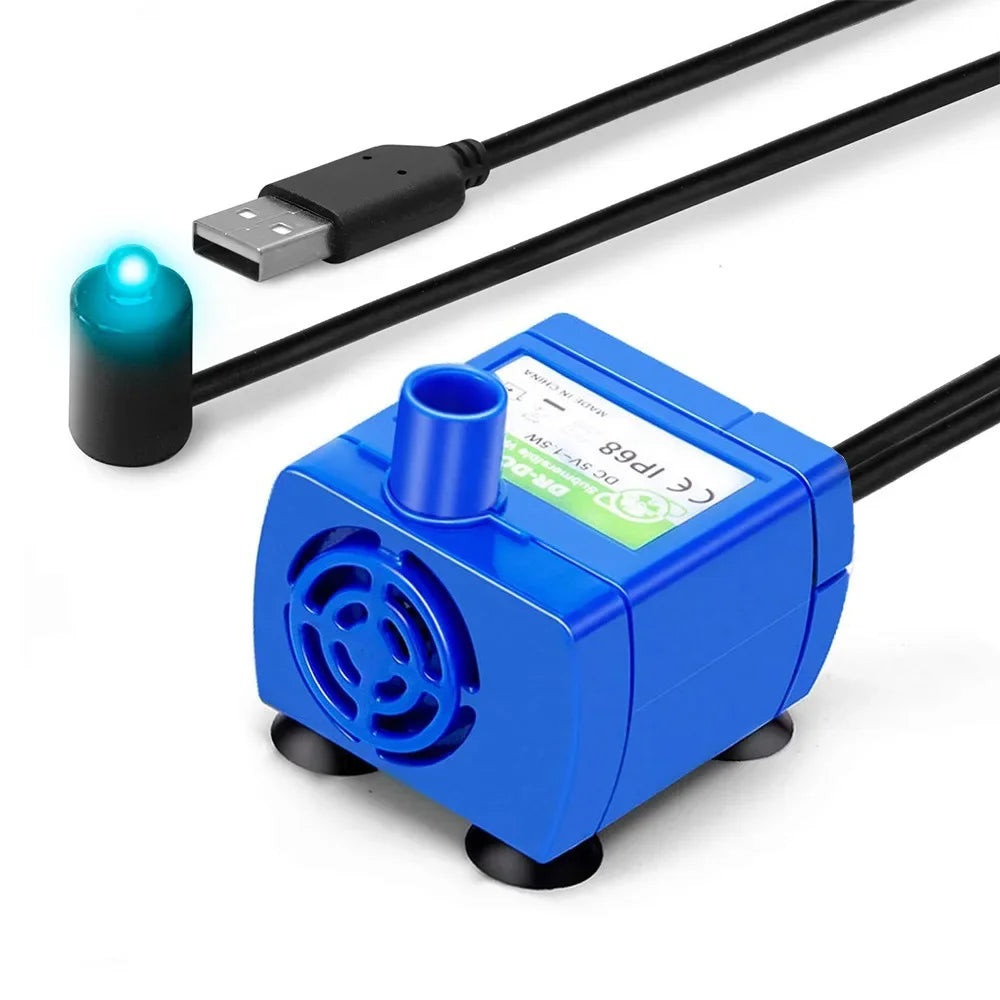USB Cat & Dog Fountain Pump – Quiet Replacement Water Dispenser Pump