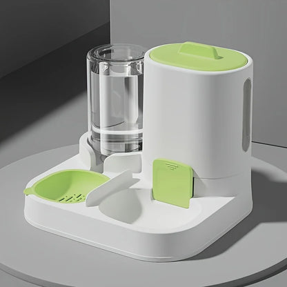 Spill-Proof Pet Feeder – Automatic Gravity Food & Water Station for Cats and Dogs