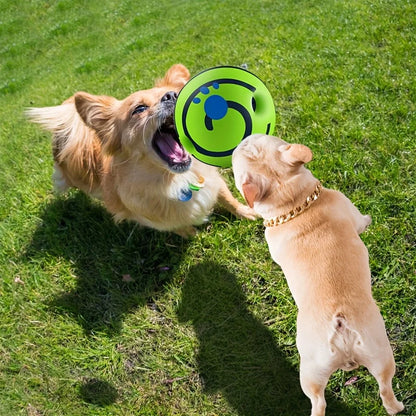 Giggle Sound Dog Ball – Interactive Wobble Toy for Active Dogs