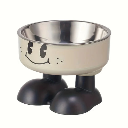 Adjustable Elevated Pet Bowl – Stainless Steel Food & Water Feeder for All Sizes
