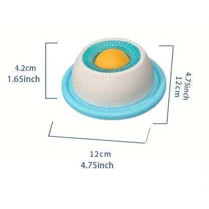 Interactive Pet Lick Plate – Slow Energy Consumption & Dental Care Feeder