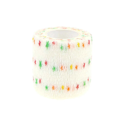 24 Rolls Elastic Bandage Self Adhesive Bandage Wrap Cohesive Tape Vet Wrap for Dog Cat Horse Pet Animals Ankle Sprains