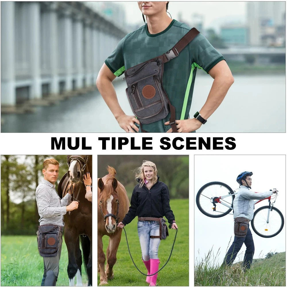 Equestrian Waist Bag – Portable Large Capacity Leg Pack for Riding Accessories
