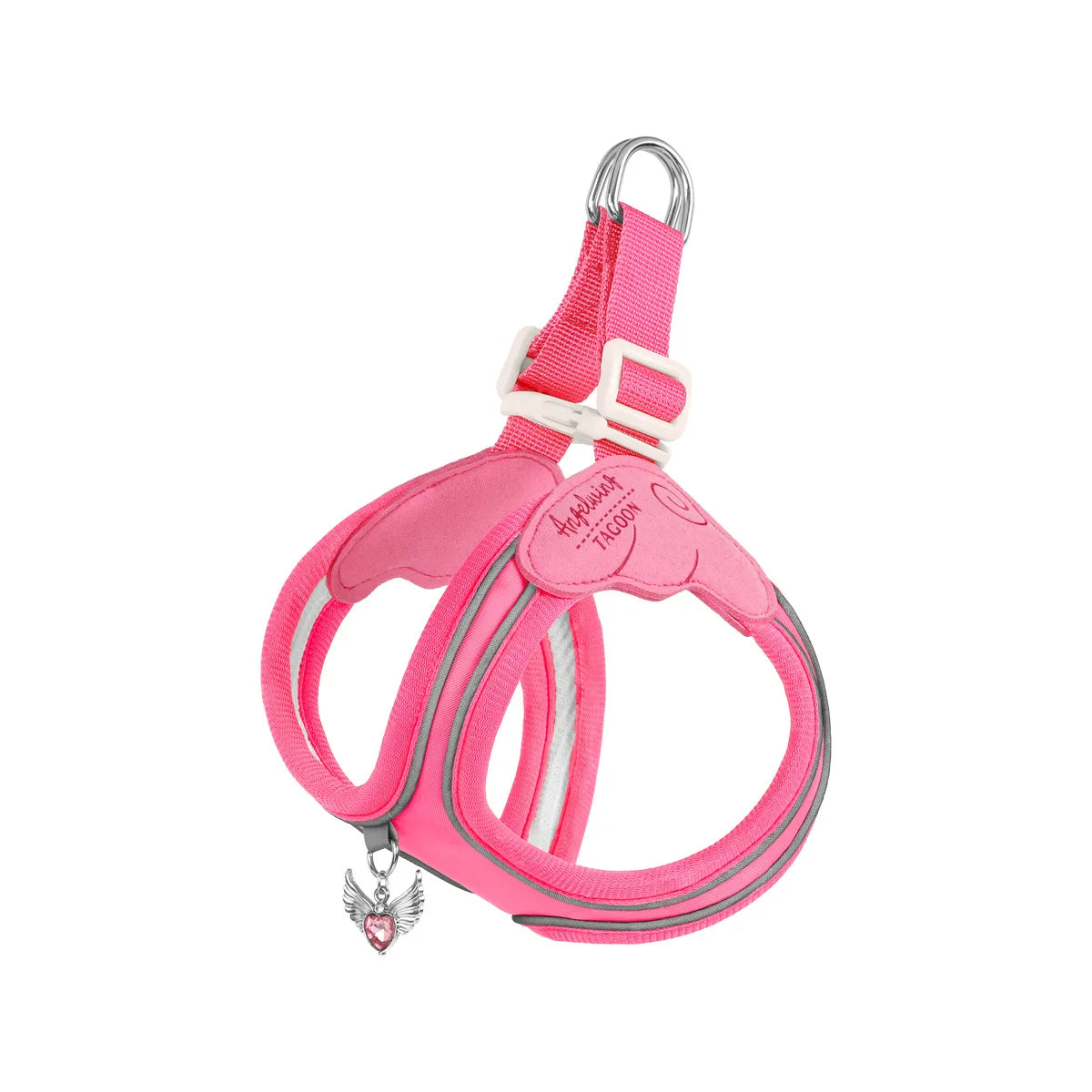 Reflective Adjustable Cat & Dog Harness – Lightweight Outdoor Walking Vest with Leash