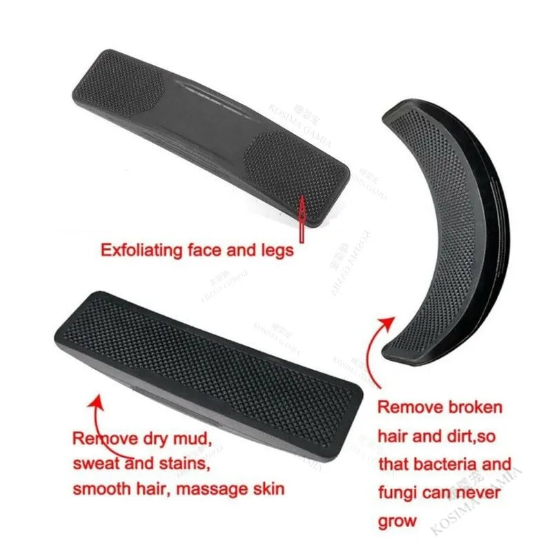 Equine Grooming Brush – Rubber Hair Comb for Cleaning, Massage & Loose Hair Removal