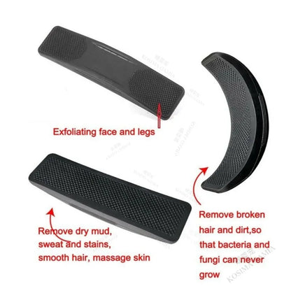 Equine Grooming Brush – Rubber Hair Comb for Cleaning, Massage & Loose Hair Removal